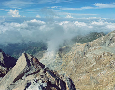 夏の御嶽山登拝